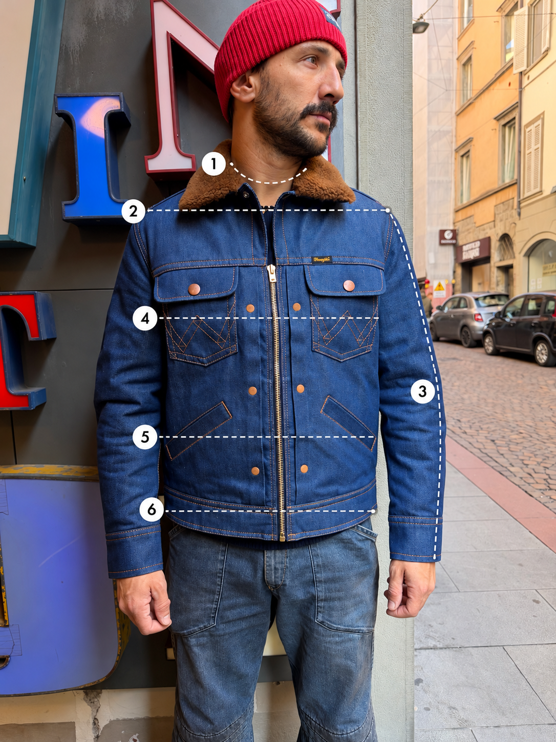Wrangler trucker western man
