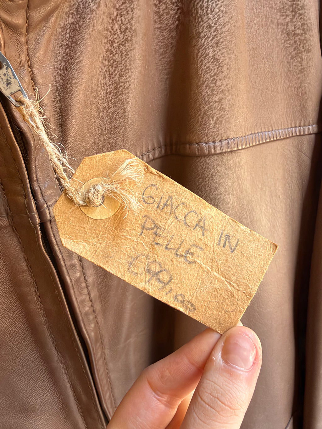Giacca in pelle