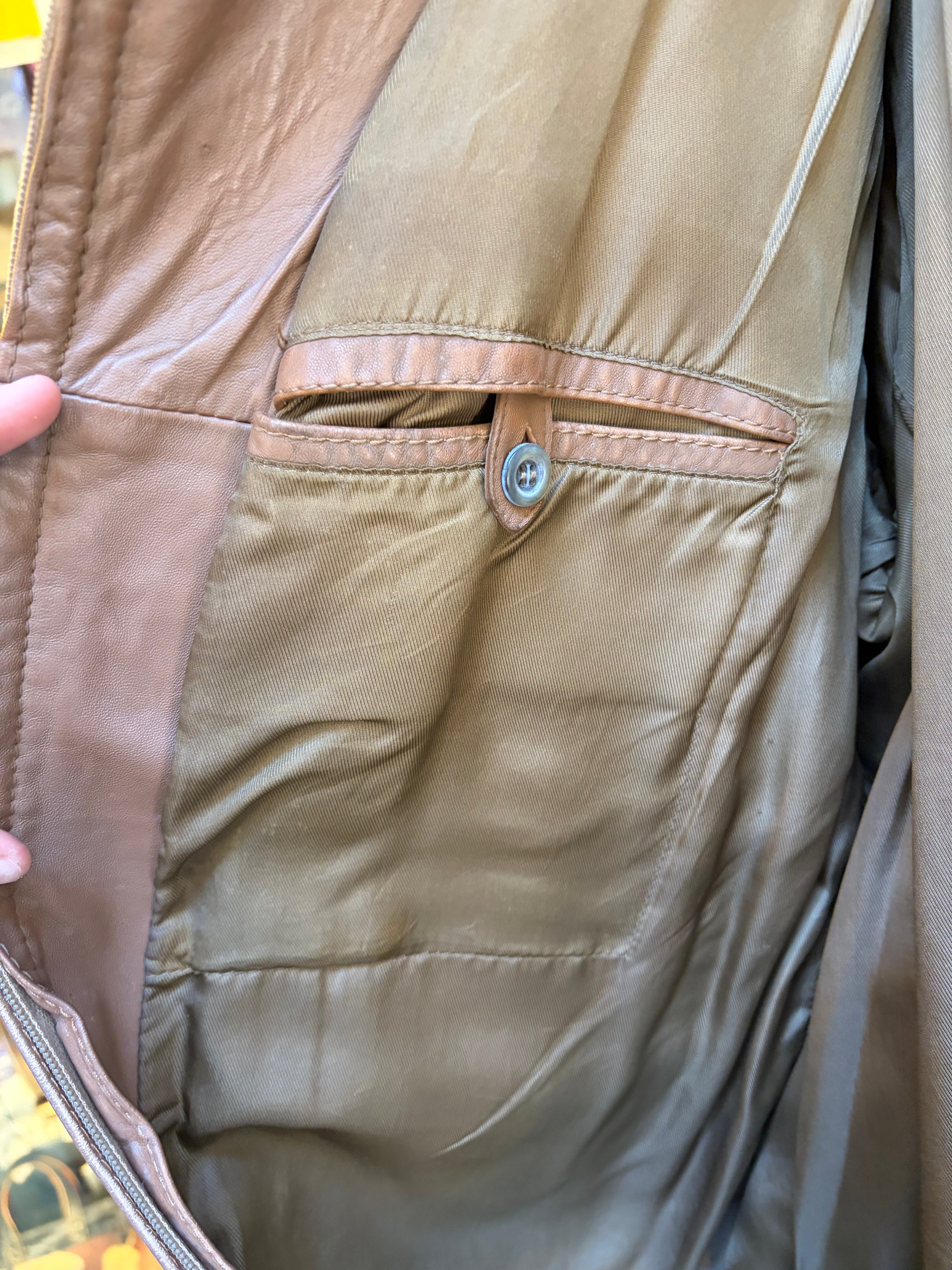 Giacca in pelle