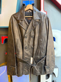Trench in vera pelle
