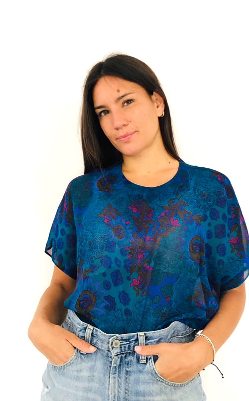 CAMICIA A FIORI VINTAGE
