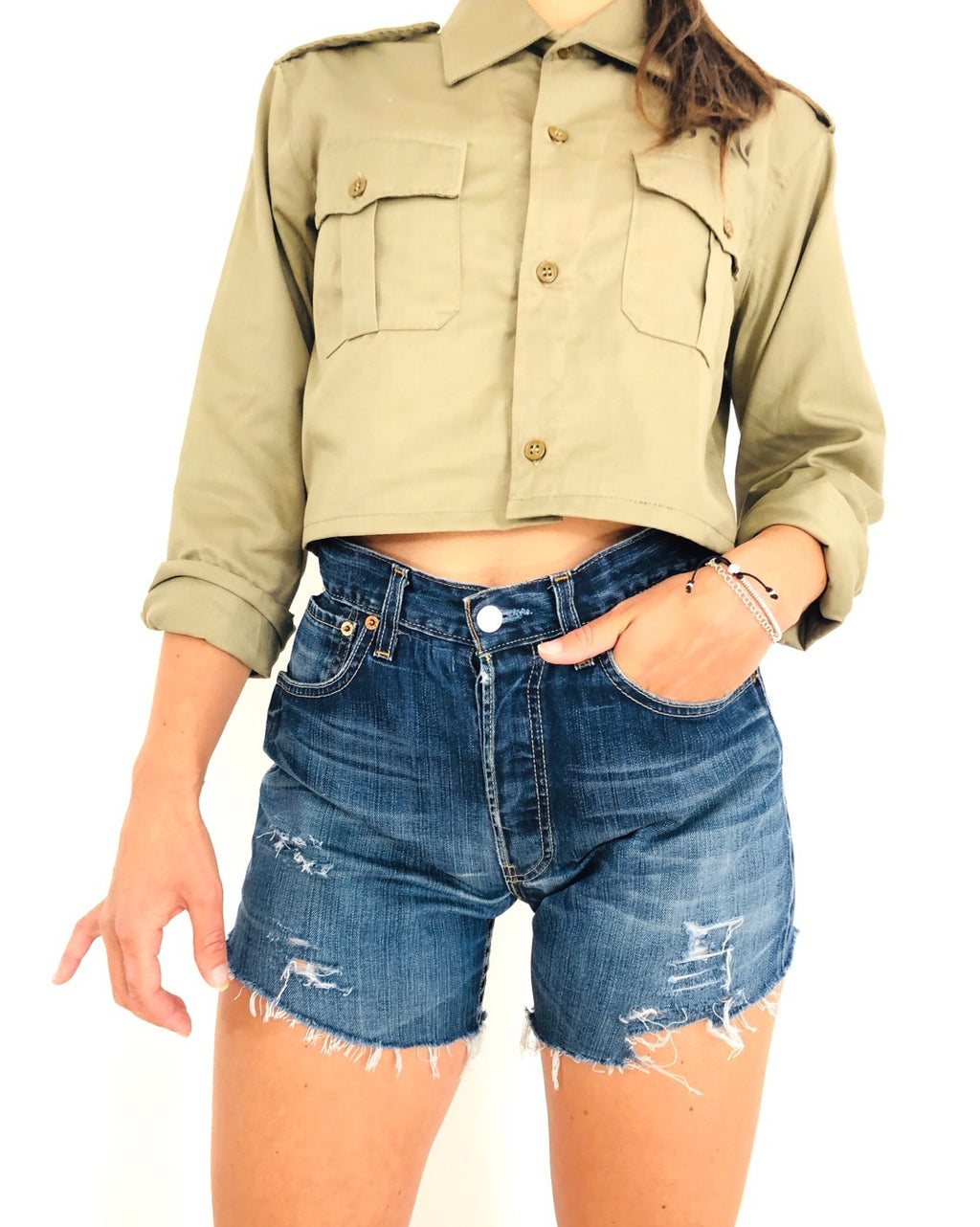 SHORTS LEVI'S A CARAMELLA VINTAGE