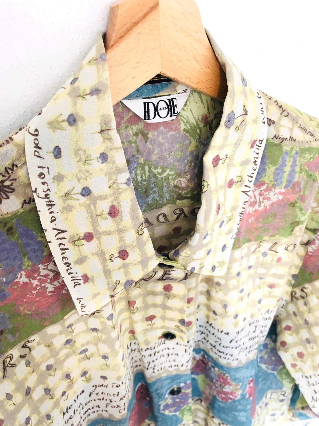 CAMICIA CROP VINTAGE A FANTASIA