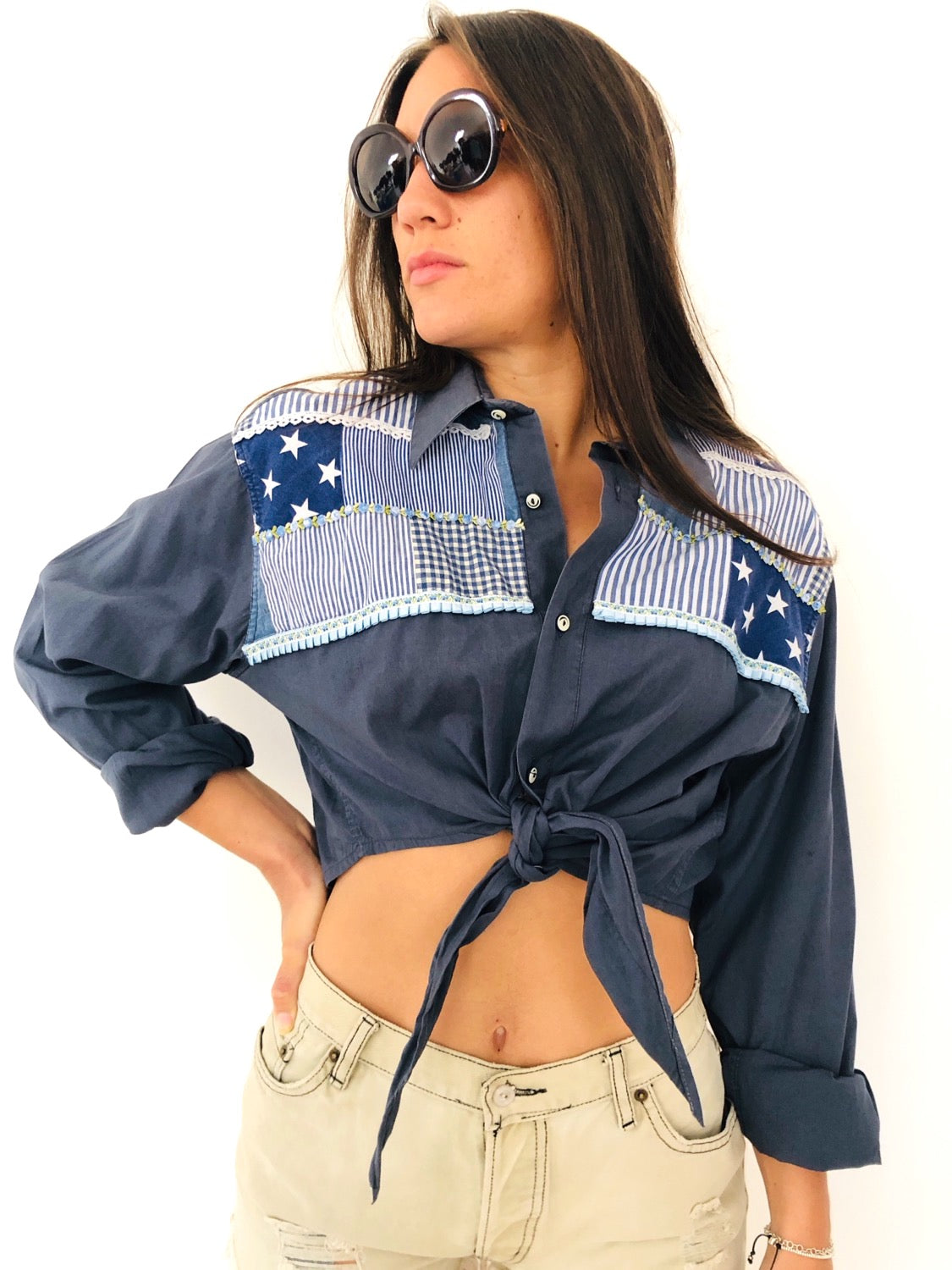 CAMICIA PATCHWORK VINTAGE