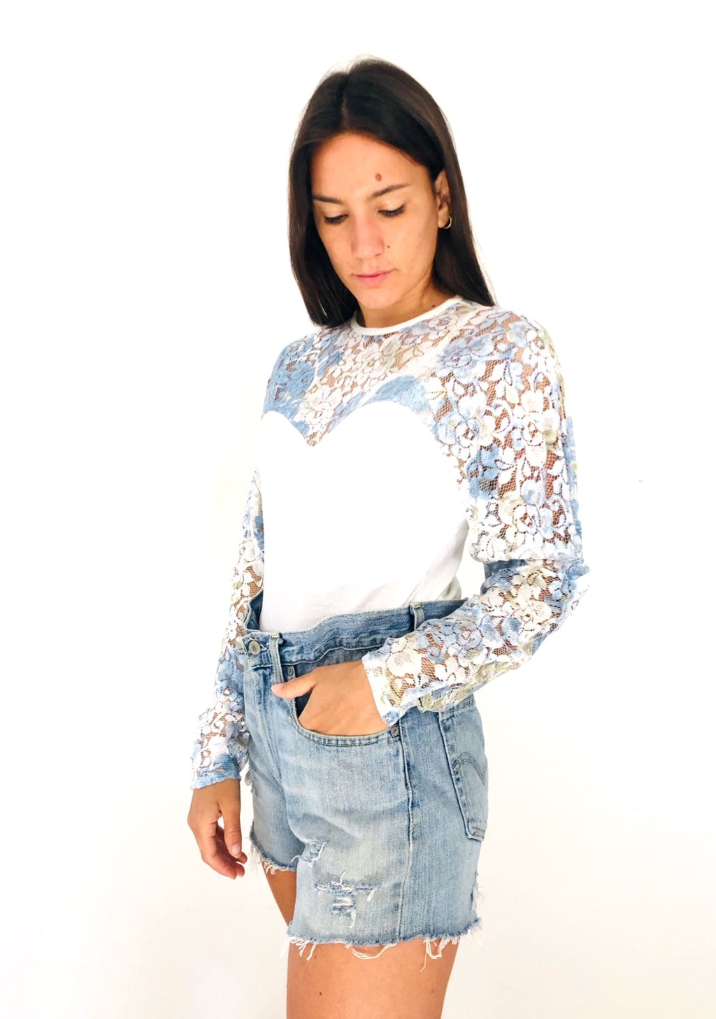 CAMICIA IN PIZZO VINTAGE