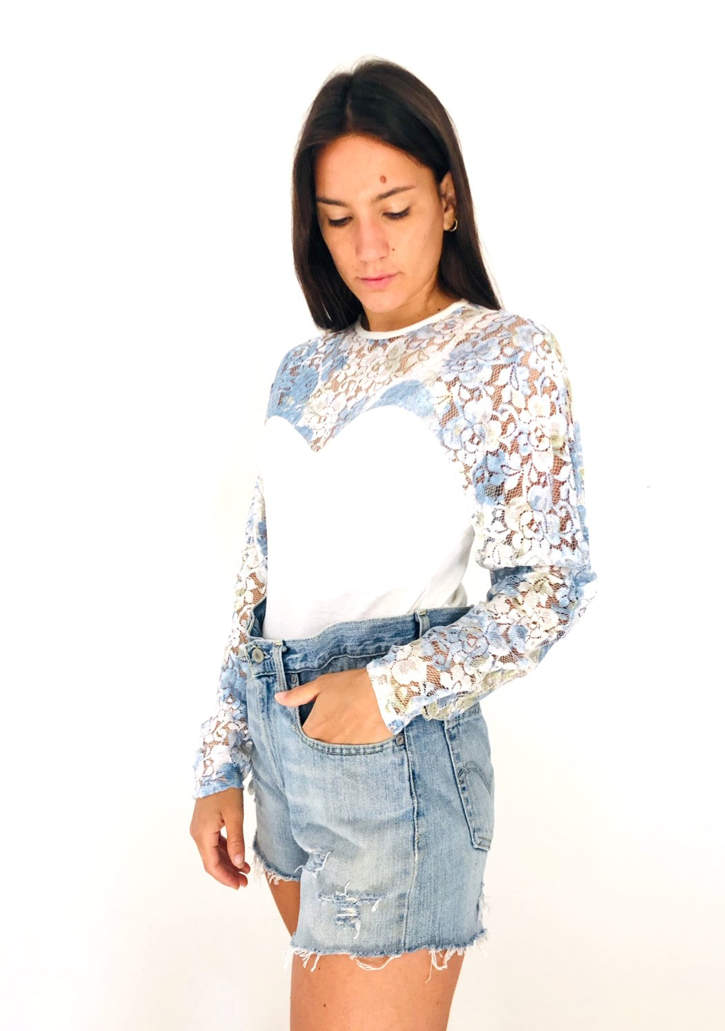 CAMICIA IN PIZZO VINTAGE