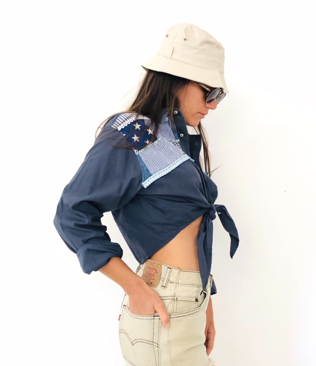 CAMICIA PATCHWORK VINTAGE
