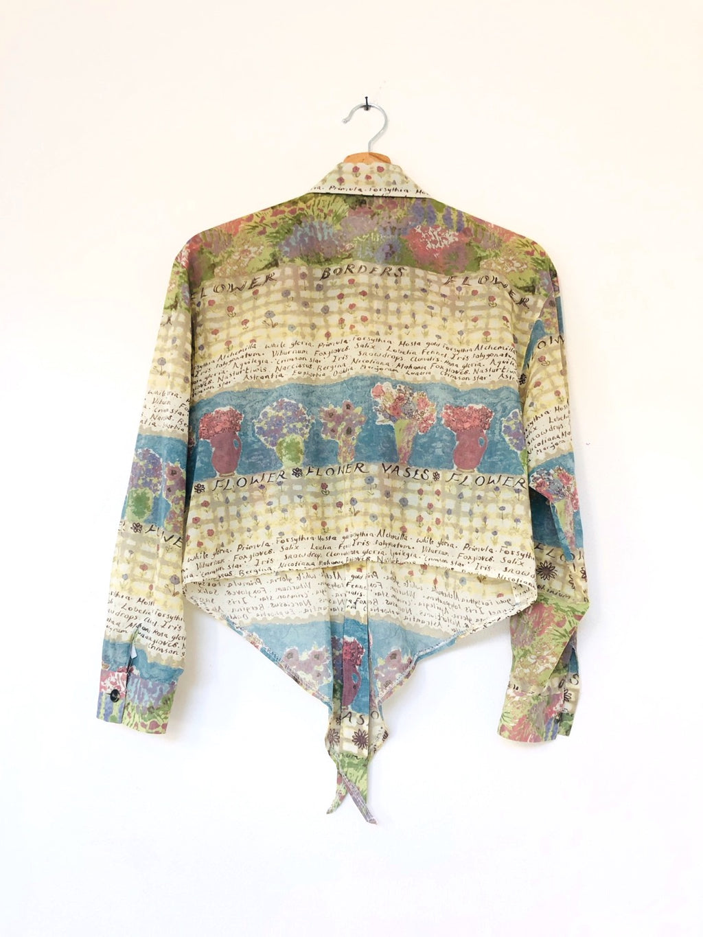 CAMICIA CROP VINTAGE A FANTASIA