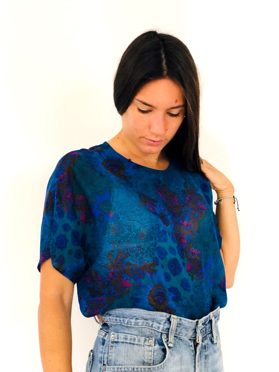 CAMICIA A FIORI VINTAGE