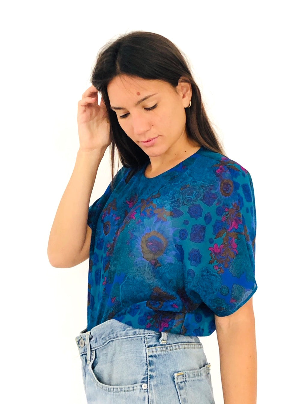 CAMICIA A FIORI VINTAGE